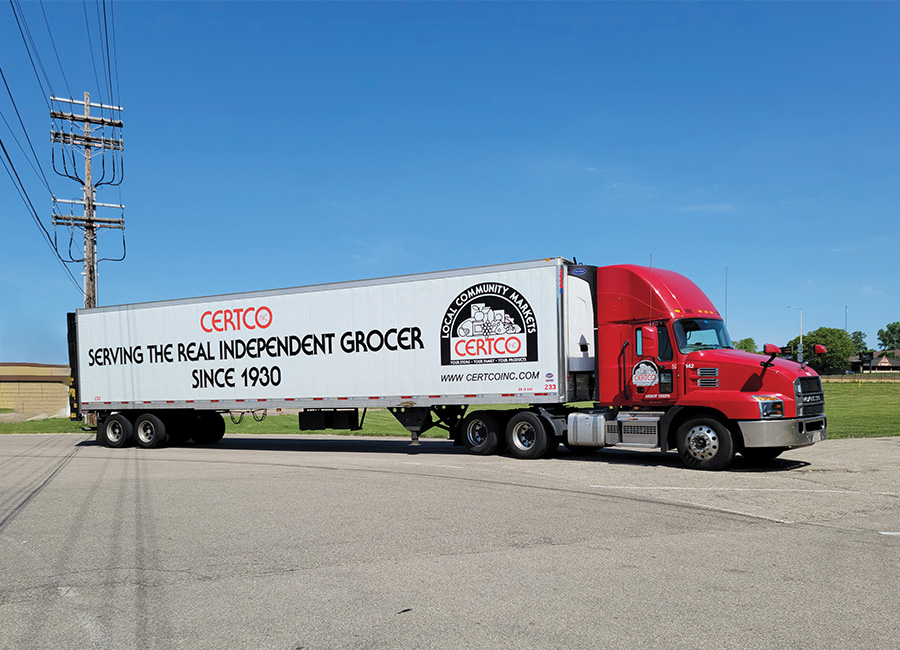 Winners holding check