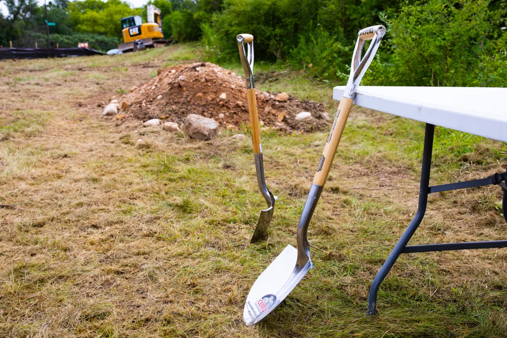 Winners holding check
