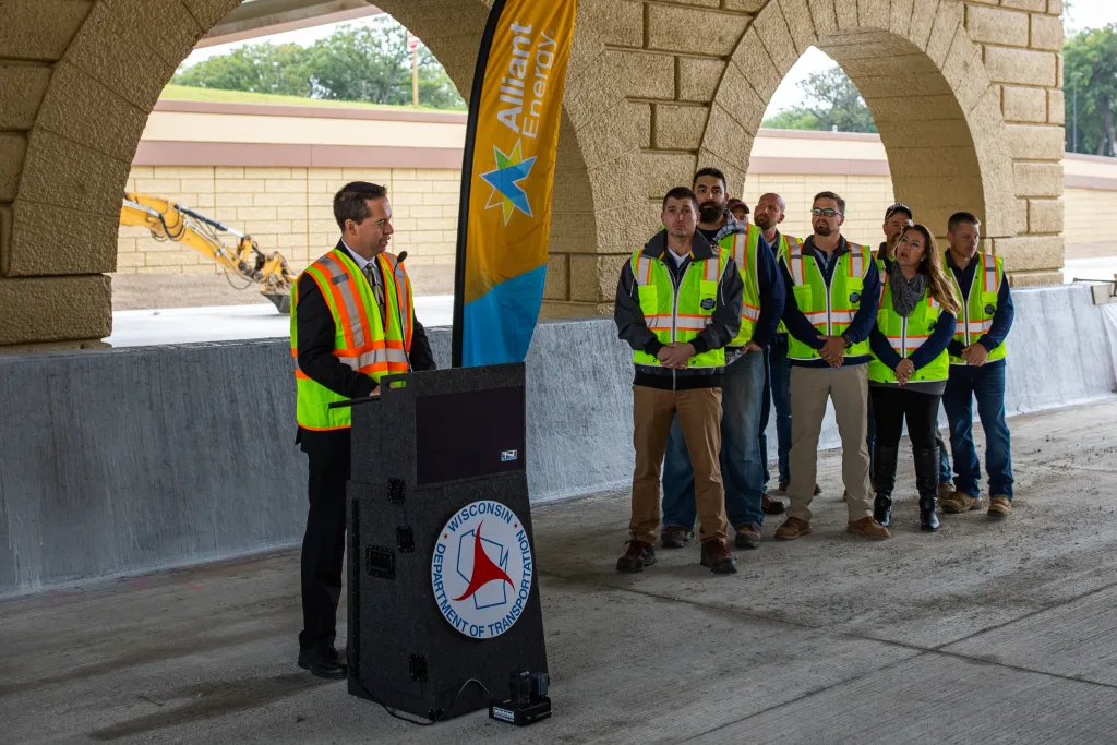Winners holding check