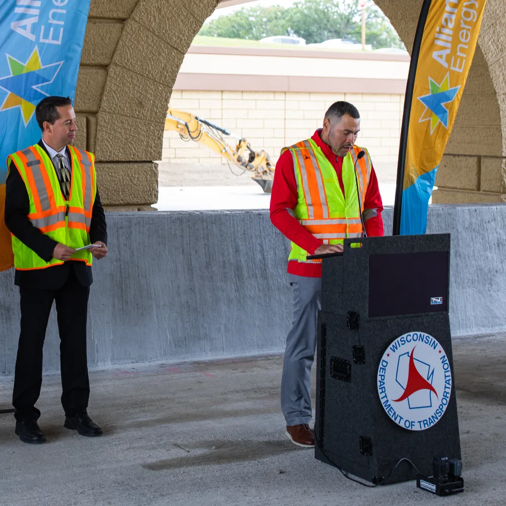 Winners holding check